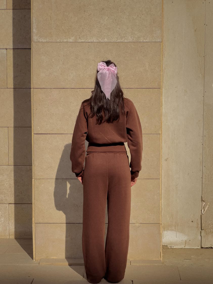 Co-ord joggers in brown